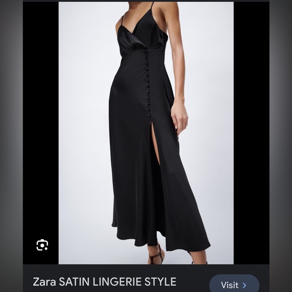 Zara Dresses & Skirts - Zara lingerie style satin dress
